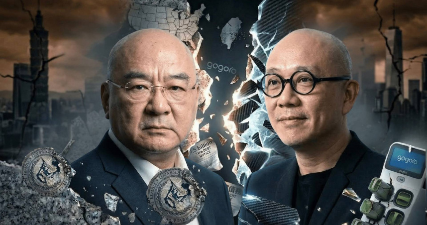 不滿陸學森（右）失聯沒還錢，尹衍樑（左）大動作跨海清查陸名下資產。（圖／AI生成）