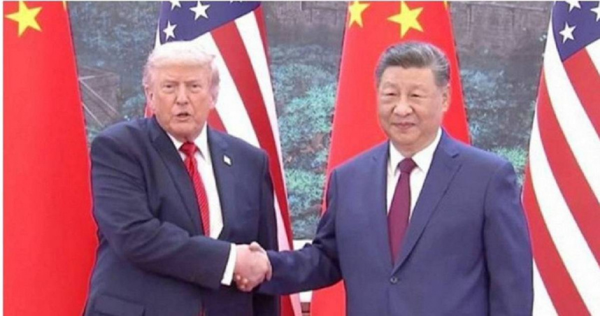 美國總統川普與中國國家主席習近平14日在北京舉行峰會，雙方針對台灣、貿易、伊朗及稀土等議題交換意見，但會後具體成果仍未明朗。（圖／翻攝自對岸央視）