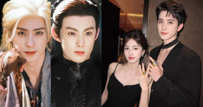 （圖／《白月梵星》劇照、《蒼蘭訣》劇照、敖瑞鵬 微博）