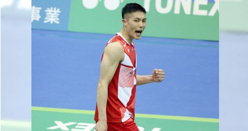 寶島羽球男單一哥周天成止步泰國羽球公開賽男單16強，台灣男單本站賽事無人晉級8強。（資料照／中華羽協提供）