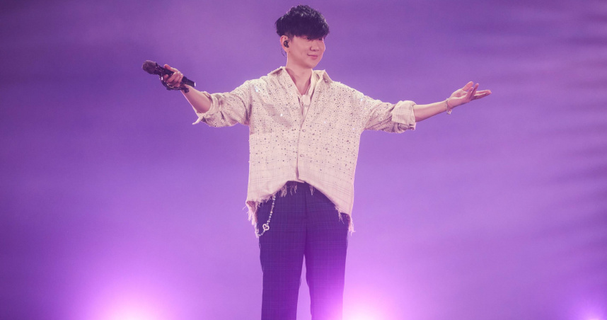 林俊傑8日在大巨蛋舉辦《JJ20 FINAL LAP 世界巡迴演唱會》台北站第二場。（圖／JFJ PRODUCTIONS提供）