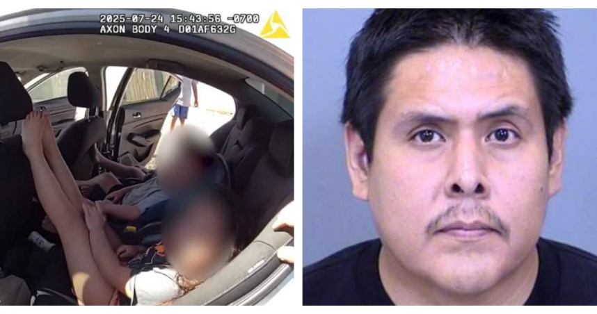 警方趕抵現場，將被困於高溫車內的四名幼童緊急救出並送醫急救。（圖／Phoenix Police Department）