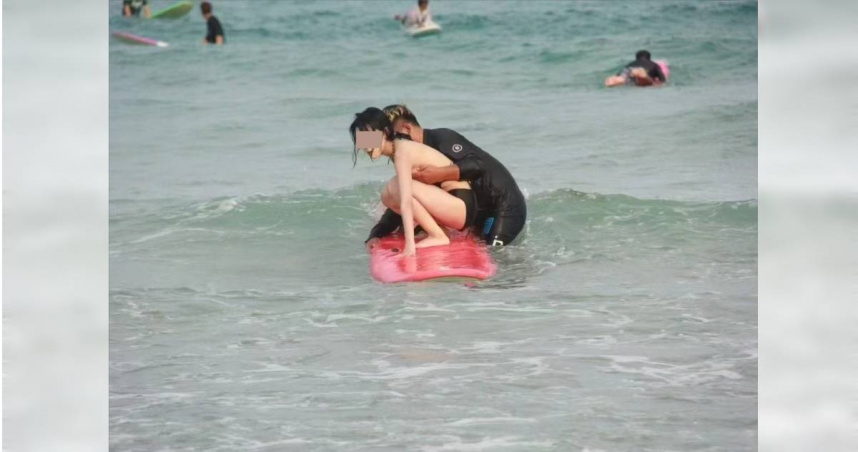 中國大陸一張照片中的男女，引起網友熱議。（圖／翻攝自X@fang_danie121）