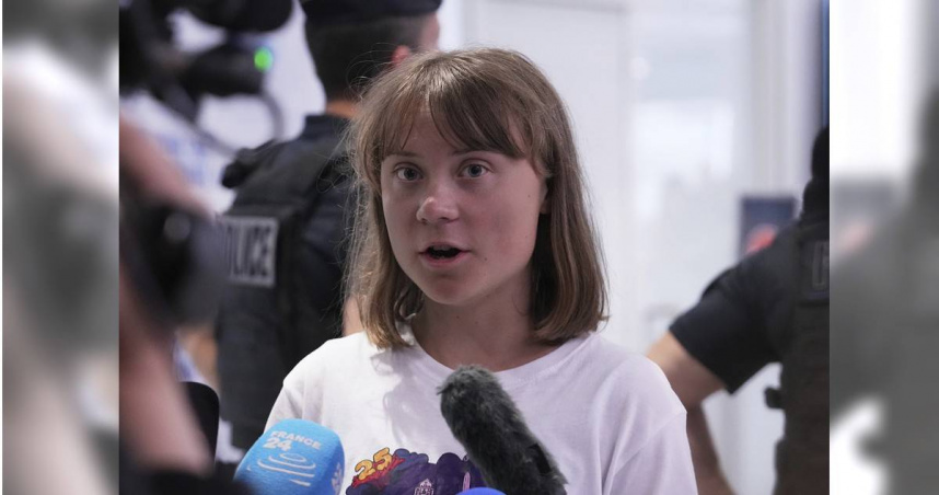 瑞典氣候行動家童貝里（Greta Thunberg）。（圖／達志／美聯社）