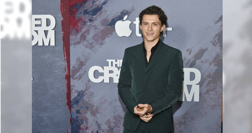 英國29歲男星湯姆霍蘭德(Tom Holland)在片場腦震盪,已被緊急送醫治療。(圖/達志/美聯社)