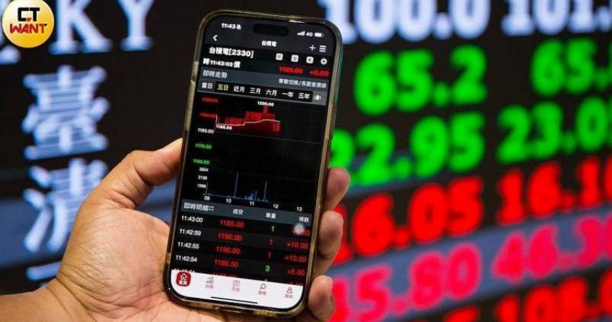 法人表示台積電法說釋佳音，短線賣壓減輕仍有望走揚。（圖／黃威彬攝）