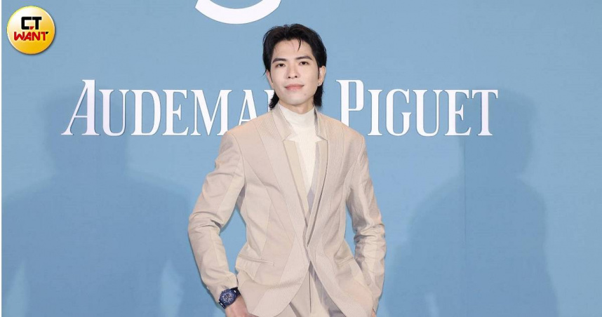 金曲歌王蕭敬騰出席精品手錶活動，透露之前有買錶送給老婆當禮物。（圖／楊澍攝）