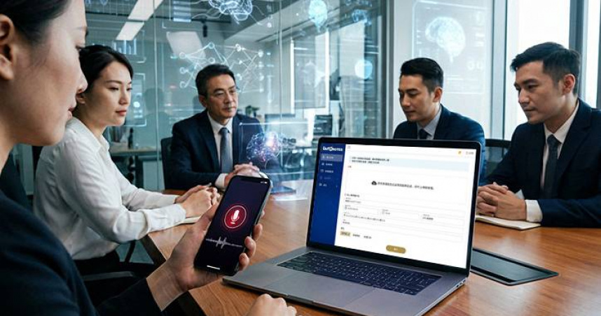 驊宏資通推出的 GufoNotes「慧議通」以全地端部署與智能化會議流程，協助政府單位提升行政效率並強化資料活化應用。（圖片提供／驊宏資通）