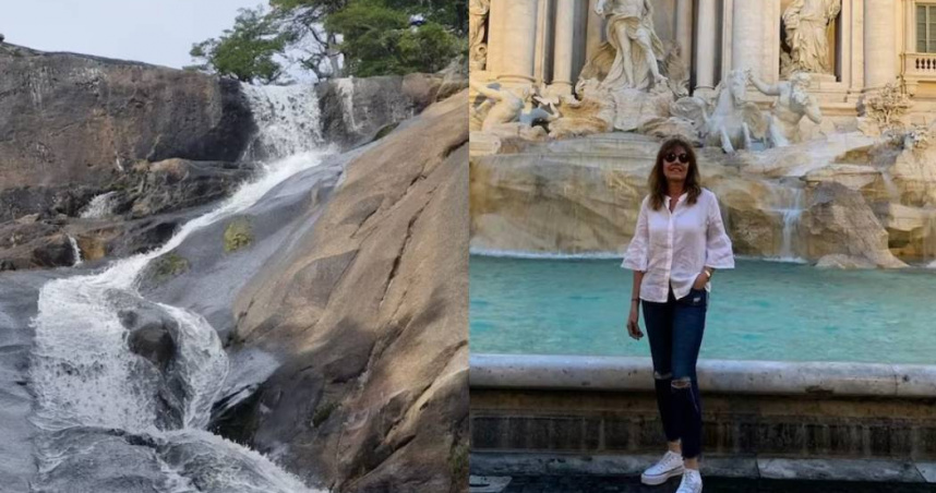 阿根廷納韋爾瓦皮國家公園的弗雷瀑布近日發生一起旅遊意外，一名50歲女子跟風把岩壁當溜滑梯，溜下的過程中頭部撞到岩石，最終不治身亡。（圖／翻攝自Threads／revistagenteok）