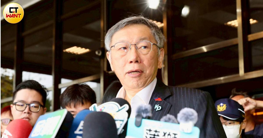 民眾黨創黨主席柯文哲（圖）聲請暫時解除境管赴日，慘遭北院裁定駁回。（圖／方萬民攝）