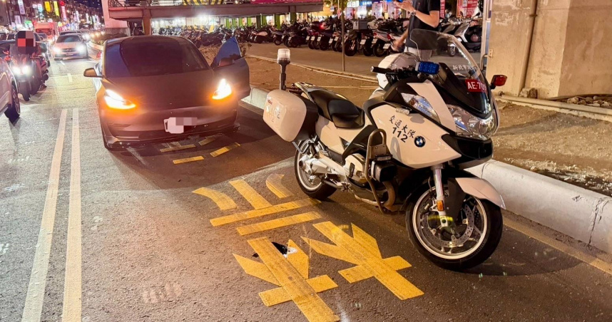特斯拉男撞倒交警還嗆「早就看條子不爽很久了」　警要調查是否涉及故意