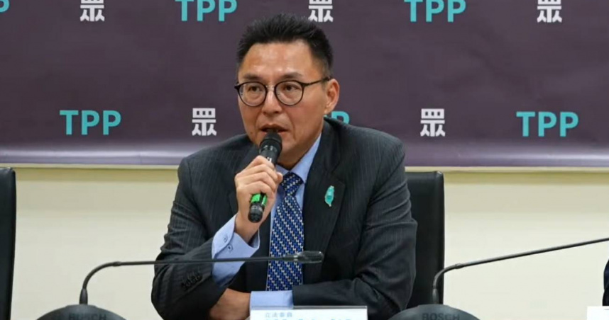 洪毓祥稱，民眾黨在竹北市長這局絕對參選到底。（圖／翻攝自民眾之聲YouTube頻道）