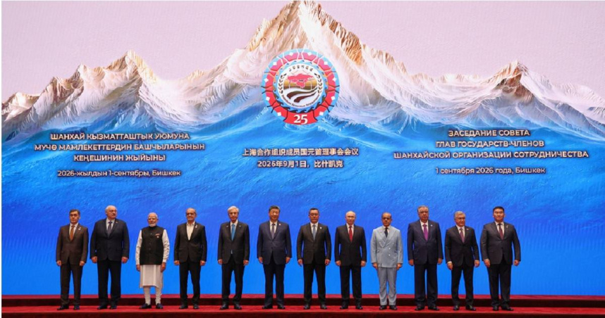 習近平首先前往吉爾吉斯首都比什凱克（Bishkek）參加上海合作組織峰會。（圖／達志／美聯社）