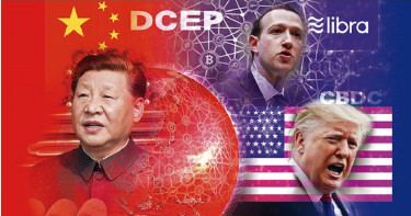 【區塊鏈引貨幣大戰1】區塊鏈列大陸國策 祖克柏:數位人民幣崛起