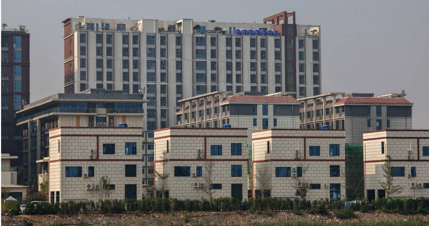 泰國切斷緬甸邊境5地的電力供應，包含KK園區所在地。（圖／達志／路透社）