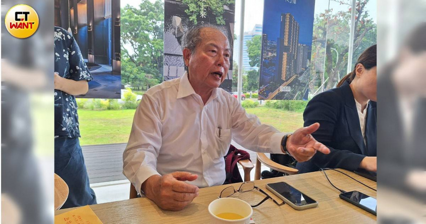 國城建設總裁洪平森認為第2、3戶限貸信用管制打亂了百姓財務與人生規劃，應該鬆綁，否則傷害太大了。（圖／林榮芳攝）