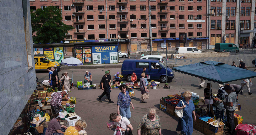 烏克蘭基輔。（圖／達志／美聯社）