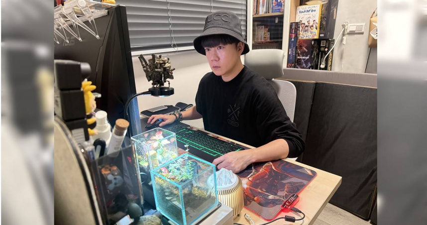 李岳去年因急性肝炎緊急住院。（圖／李岳提供）