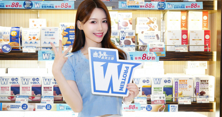 李雅英擔任一日店長，暢聊在台生活。（圖／義美生醫提供）