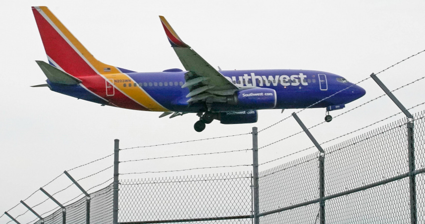 西南航空宣布2026年起實施指定座位制，並同步更新體型乘客購票政策。（圖／達志／美聯社，下同）