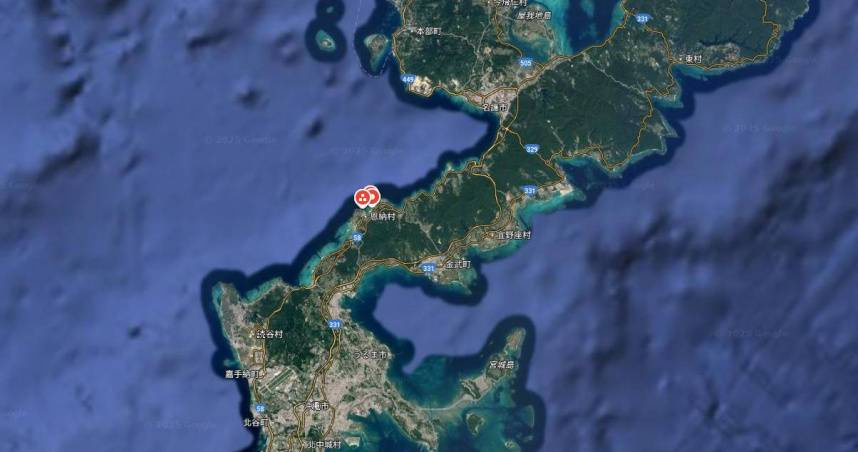 2名台灣人在日本沖繩潛水喪命。（示意圖／翻攝自Google Map）
