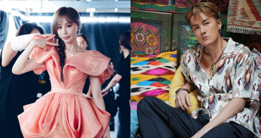 王心凌（左）遭爆與吳克群戀愛中。（圖／翻攝自Instagram＠cyndiloves2sing、＠kenjiwu999）