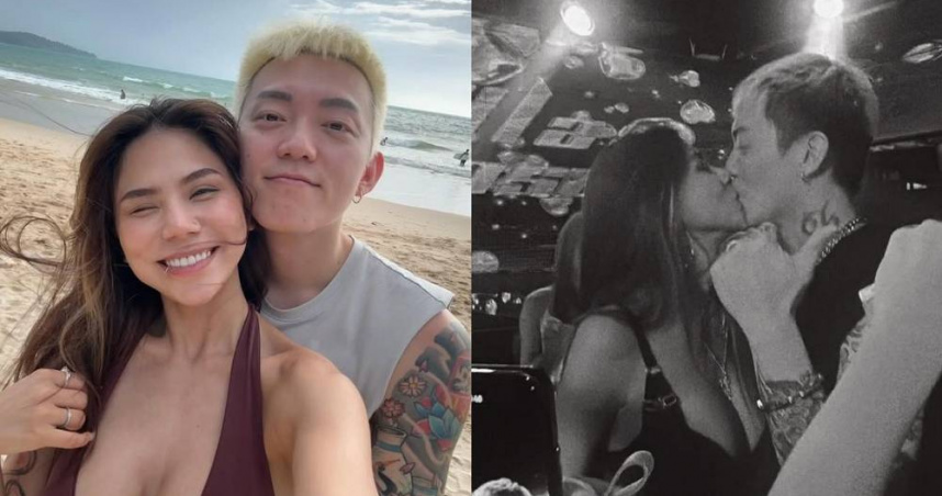 百萬網紅蕾菈昨（2）日晚間無預警宣布與湯宇離婚，結束3年婚姻。（圖／翻攝自Instagram／la.112814）