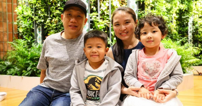 新加坡一名女童罹患罕見貧血病，接受台灣男子的骨髓配對成功。（圖／翻攝自聯合早報）