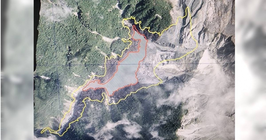 馬太鞍溪堰塞湖崩解，蓄水量剩12%災情揭密。（圖／翻攝畫面）
