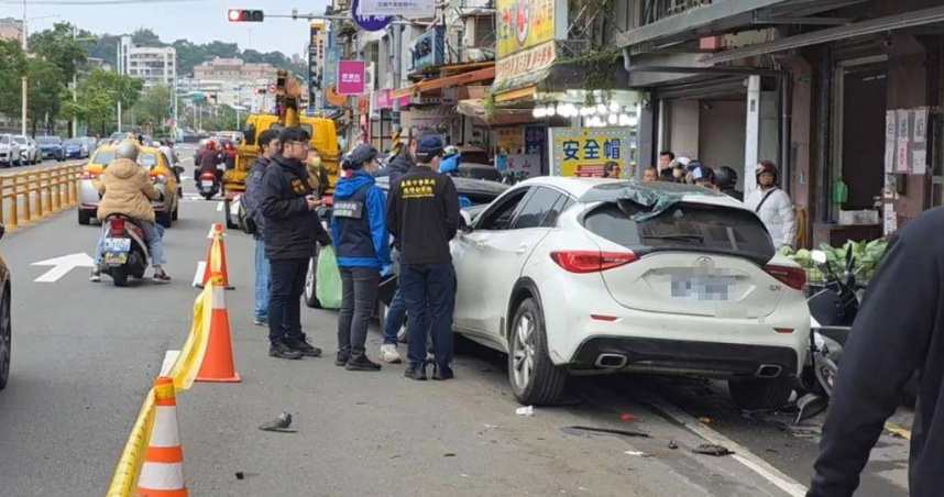 疑毒駕害命！男子街頭連環撞10車　3人受傷7旬老婦送醫不治