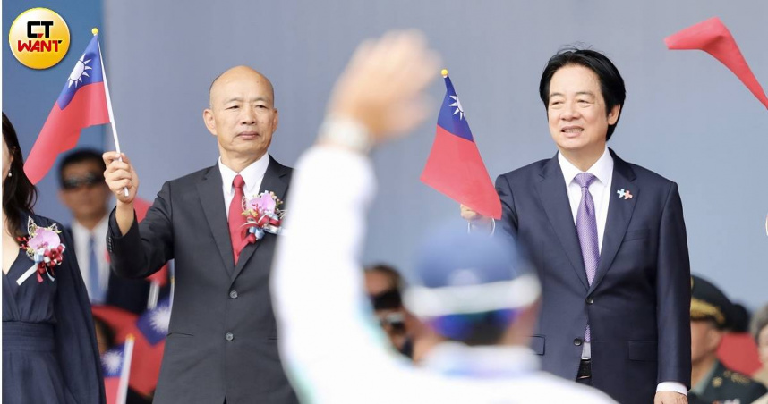 立法院長韓國瑜喊話總統賴清德與行政院長卓榮泰化解行政立法對立。（圖／方萬民攝）