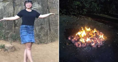 網紅夜訪遇害現場直播「燒紙錢」盡心力 女大生母親:爸媽很愛妳