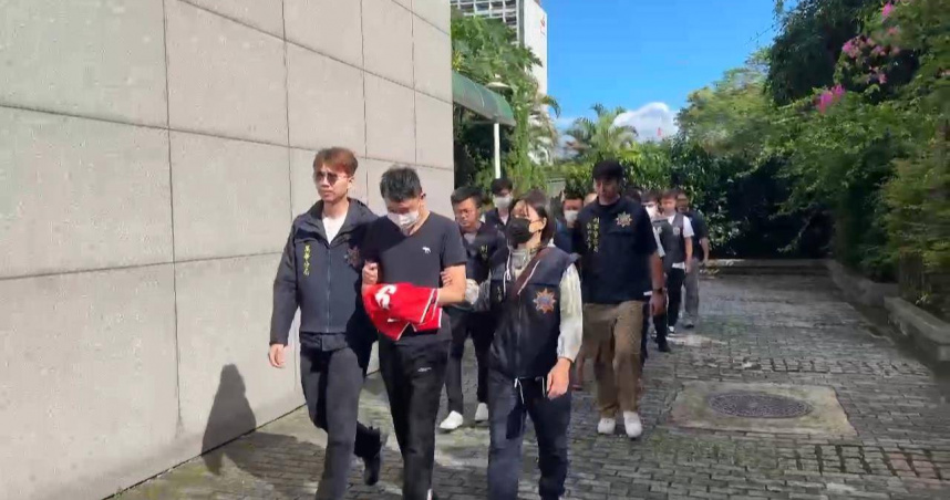 萬華鑽石大樓因幫派爭奪應召大餅而發生互毆事故，刑事局日前循線逮獲天道盟7人到案。（圖／翻攝畫面）