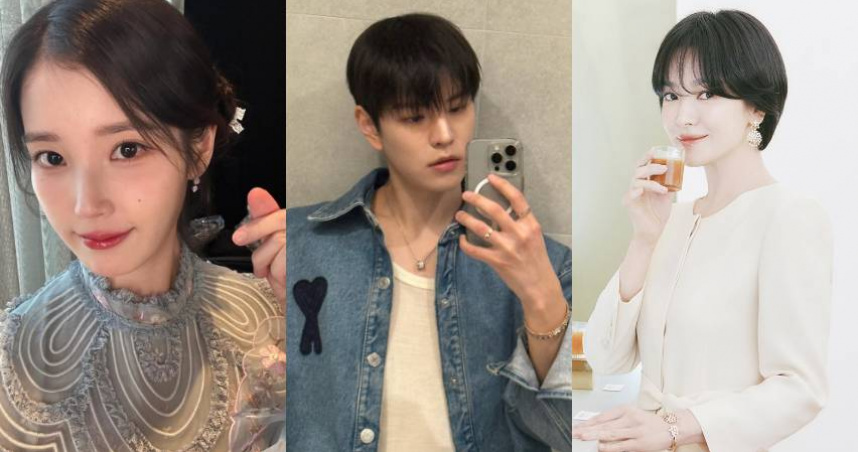 （圖／IU IG，昇玟IG，嬌蘭IG）