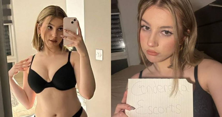 女大生勞拉以6800萬元出售自己的初夜。（圖／翻攝自Cinderella Escorts）