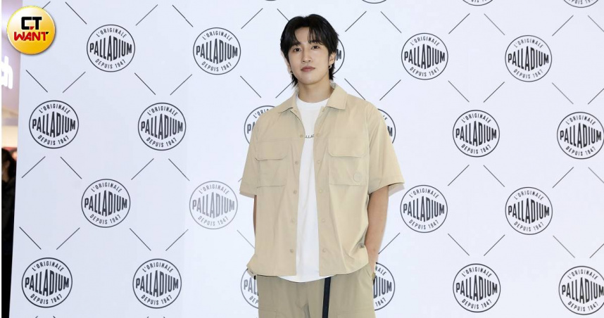 婁峻碩的心情沒有受到台股崩盤影響。（圖／侯世駿攝）