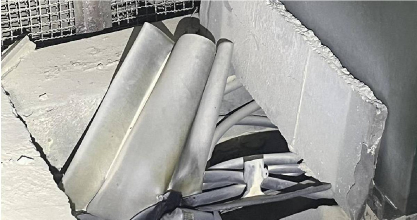 彰化一名59歲徐姓男子因缺錢花用，突發奇想欲偷剪電纜線賣錢，怎料卻不慎剪到「1.1萬伏特高壓電線」險些電死自己，也害得中正路上整條街大停電。（圖／警方提供）