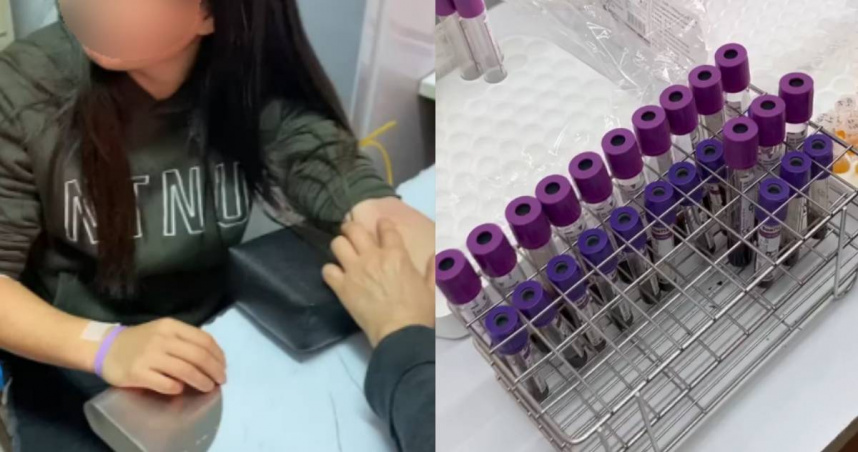 台師大女足學生被逼抽血。（圖／翻攝自Threads）