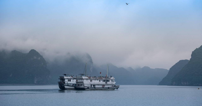 越南下龍灣昨發生翻船事故。（示意圖／Pixabay）