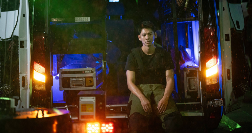 林柏宏在《96分鐘》有跟蔡凡熙的激烈打戲，直呼過程很痛苦。（圖／華影國際提供）