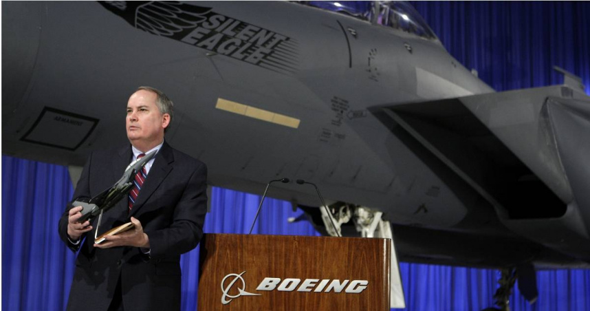 波音防務部門發生罷工。（圖／達志／美聯社）