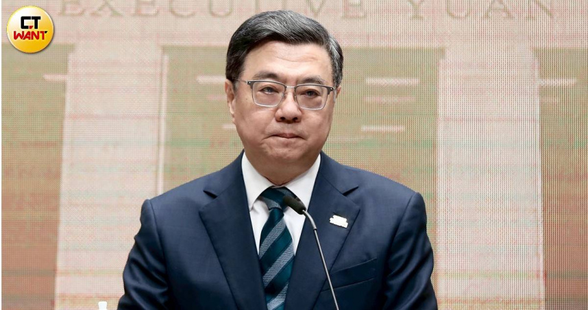 卓榮泰表示，這證明沒有人可以獨裁，只要有任何憲政機制都可以來引用，而自己也願意面對。（圖／侯世駿攝）