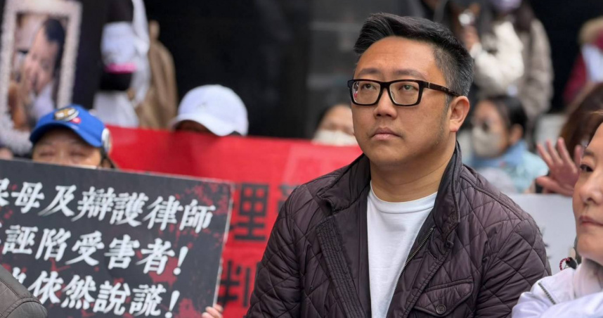 台北市松山信義議員擬參選人滿志剛11日參加「護兒少 反廢死」大遊行。（圖／翻攝自滿志剛臉書）