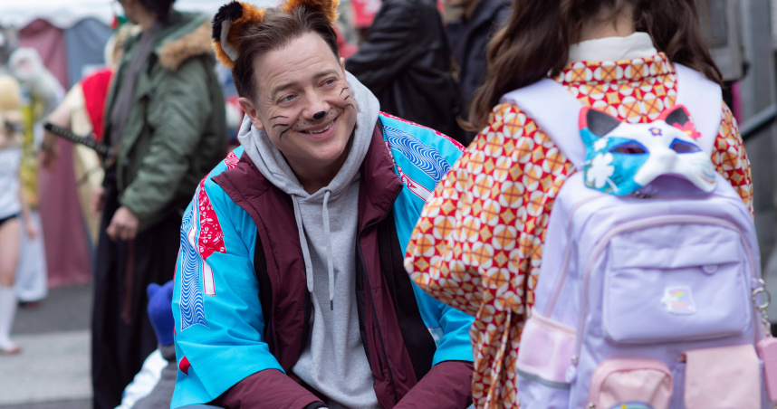 布蘭登費雪覺得《日租家庭》想傳達家人可以是我們珍惜的人。（圖／探照燈影業提供）