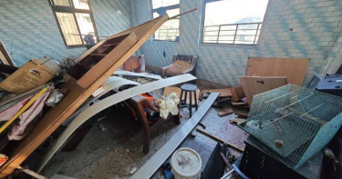 基隆市中山區通仁街民宅發生瓦斯氣爆（圖／翻攝畫面）