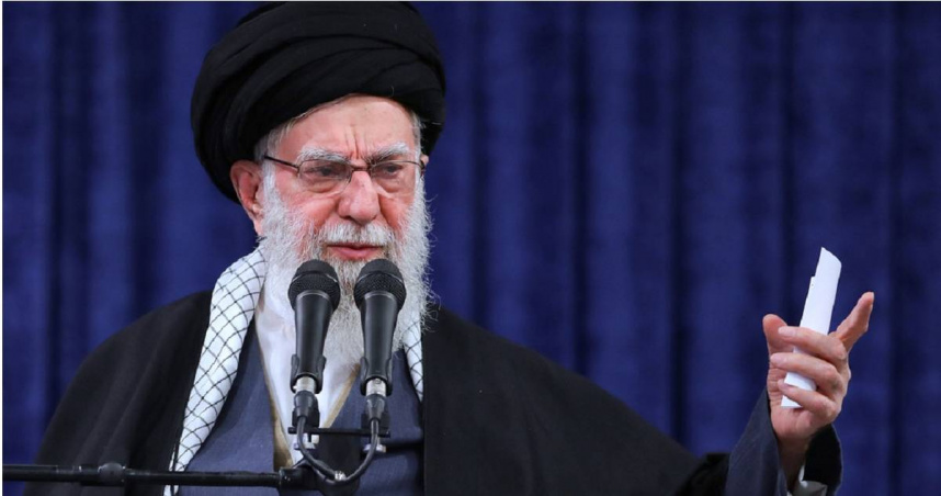 伊朗最高領袖哈米尼（Ali Khamenei）。（圖／達志／美聯社）