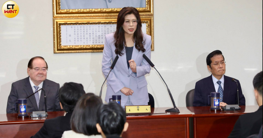 鄭麗文表示，「縱使國民黨目前在台灣是在野黨，但我們不能推卸、不能閃躲自己對台灣如何走向和平繁榮的責任！」（圖／方萬民攝）