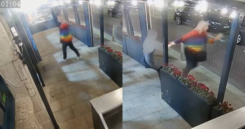 英國女子闖入餐廳偷走寵物小龍蝦並放生，遭判8個月有條件釋放。（圖／翻攝自youtube／Bournemouth News & Picture Service）