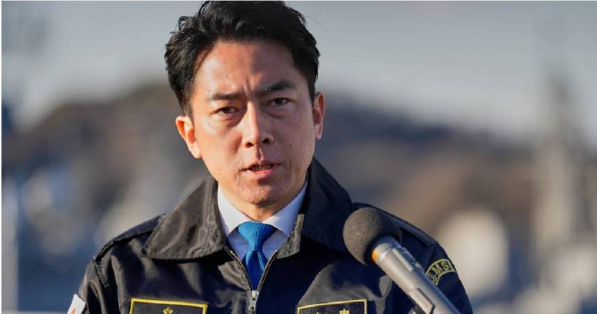 日本防衛大臣小泉進次郎。（圖／達志／美聯社）