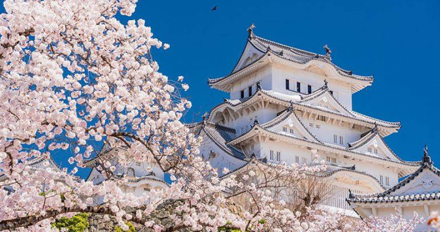 擁有400多年歷史的姬路城被譽為日本現存保存最完整的城郭建築之一。（圖／翻攝自日本政府公關辦公室官網）